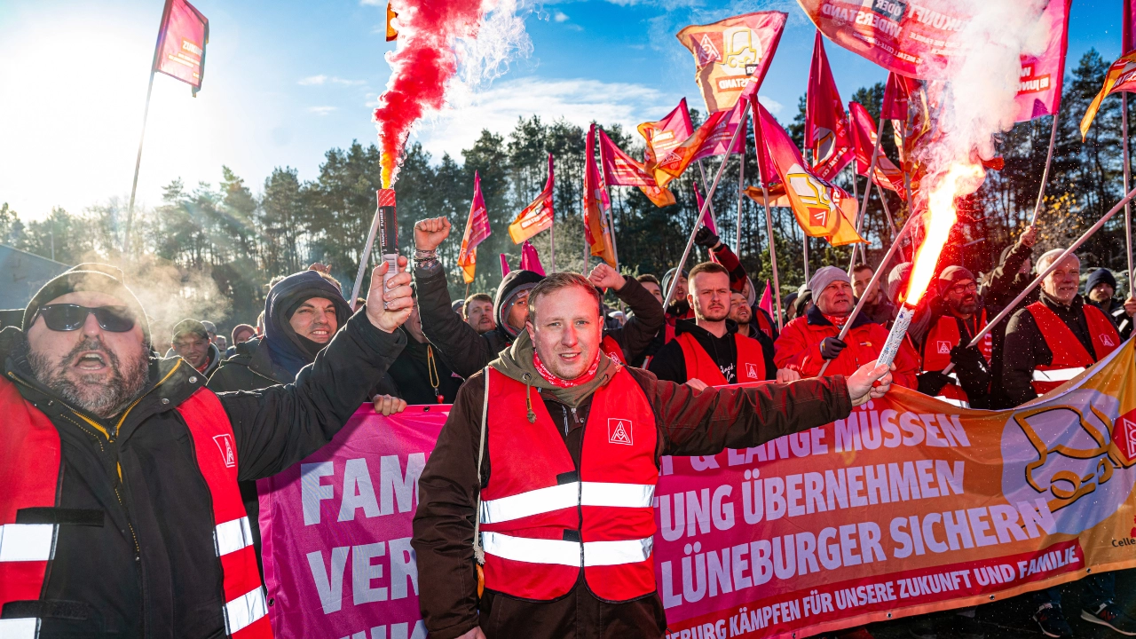 Streik bei Jungheinrich in Lüneburg, November 2025